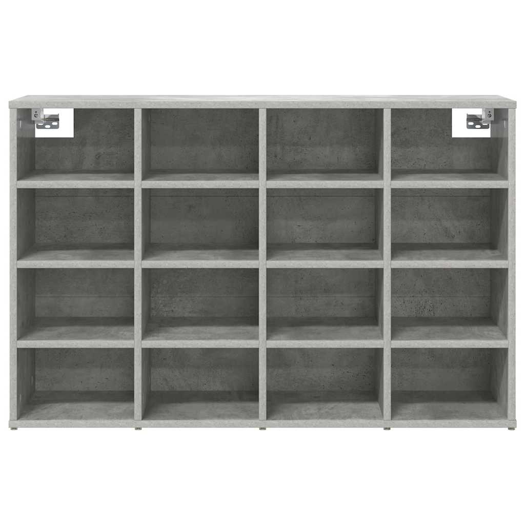 vidaXL Dulap pentru pantofi Gri beton 103x30x51 cm Lemn compozit vidaXL Dulap pentru pantofi Gri beton 103x30x51 cm Lemn compozit
