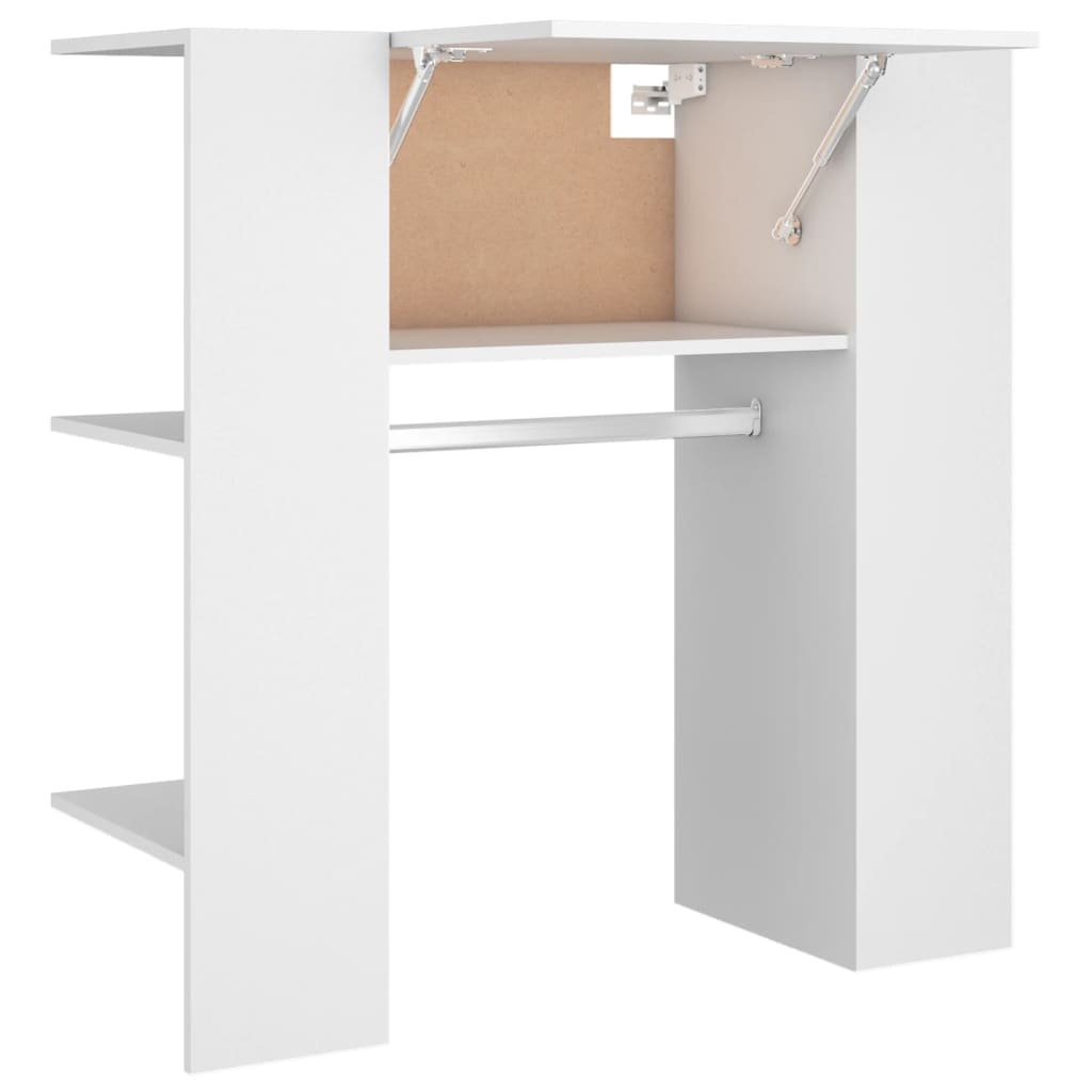 vidaXL Dulap de hol, alb, 97,5x37x99 cm, lemn prelucrat vidaXL Dulap de hol, alb, 97,5x37x99 cm, lemn prelucrat