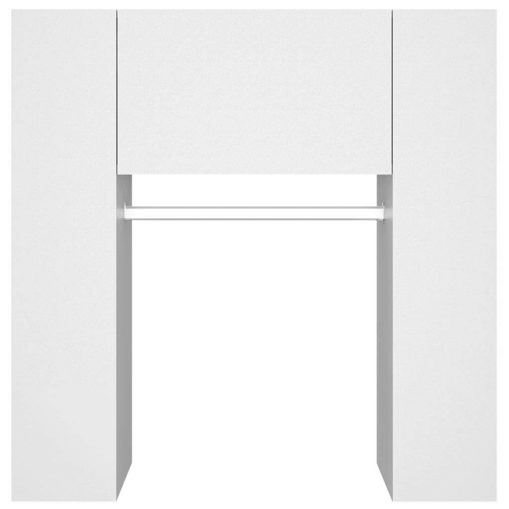vidaXL Dulap de hol, alb, 97,5x37x99 cm, lemn prelucrat vidaXL Dulap de hol, alb, 97,5x37x99 cm, lemn prelucrat