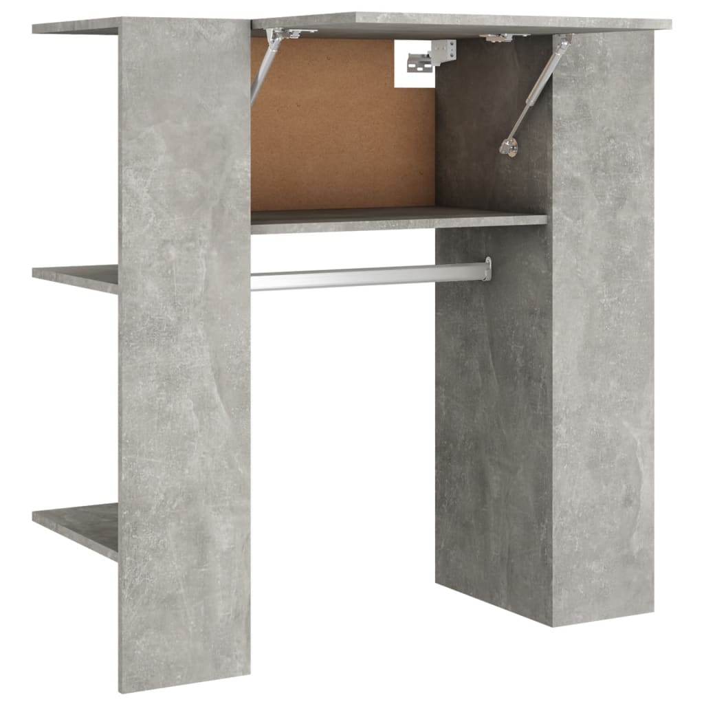 vidaXL Dulap de hol, gri beton, 97,5x37x99 cm, lemn prelucrat vidaXL Dulap de hol, gri beton, 97,5x37x99 cm, lemn prelucrat