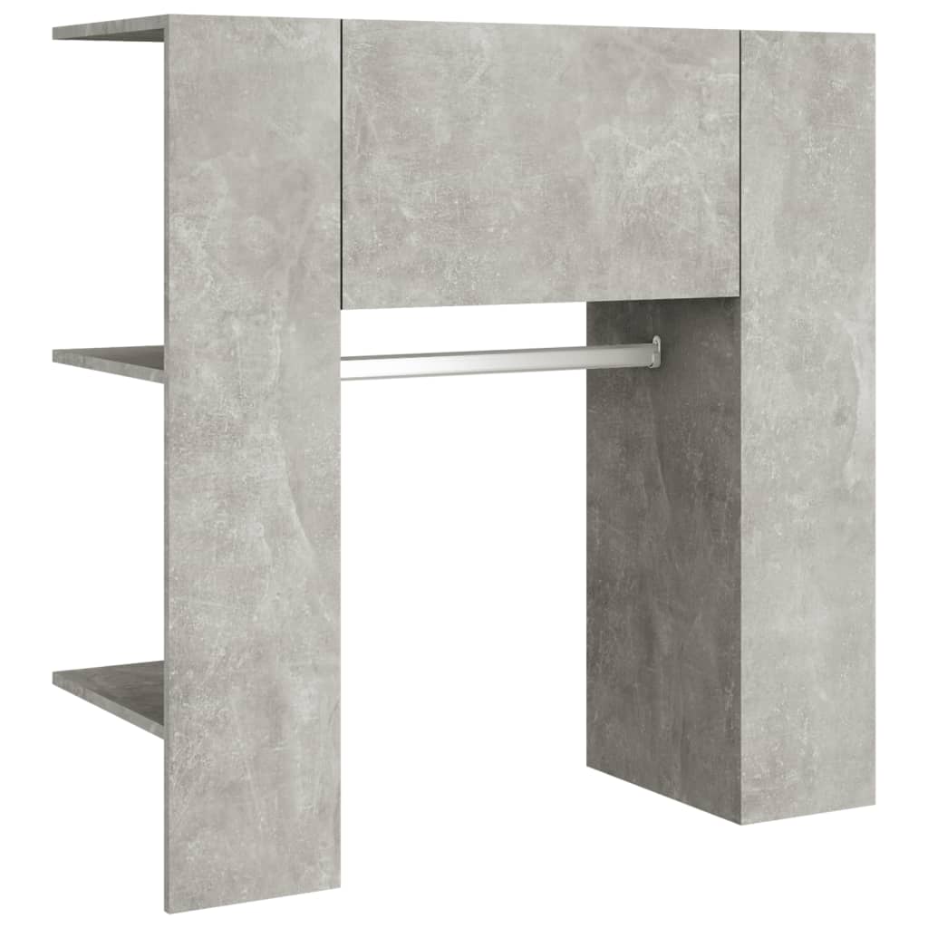 vidaXL Dulap de hol, gri beton, 97,5x37x99 cm, lemn prelucrat vidaXL Dulap de hol, gri beton, 97,5x37x99 cm, lemn prelucrat