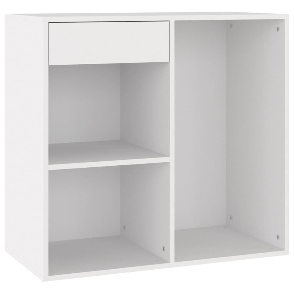 vidaXL Dulap de cosmetice, alb, 80x40x75 cm, lemn prelucrat vidaXL Dulap de cosmetice, alb, 80x40x75 cm, lemn prelucrat