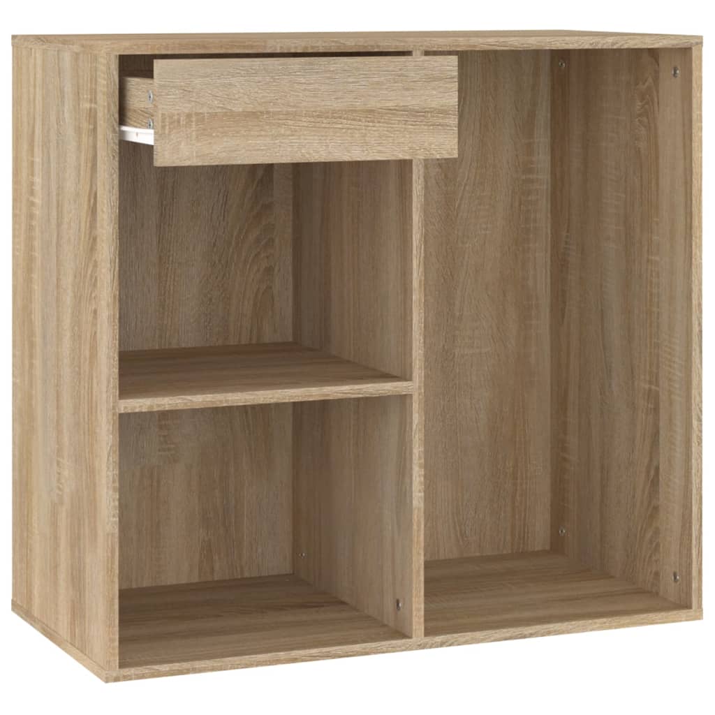 vidaXL Dulap de cosmetice, stejar sonoma, 80x40x75 cm, lemn prelucrat vidaXL Dulap de cosmetice, stejar sonoma, 80x40x75 cm, lemn prelucrat