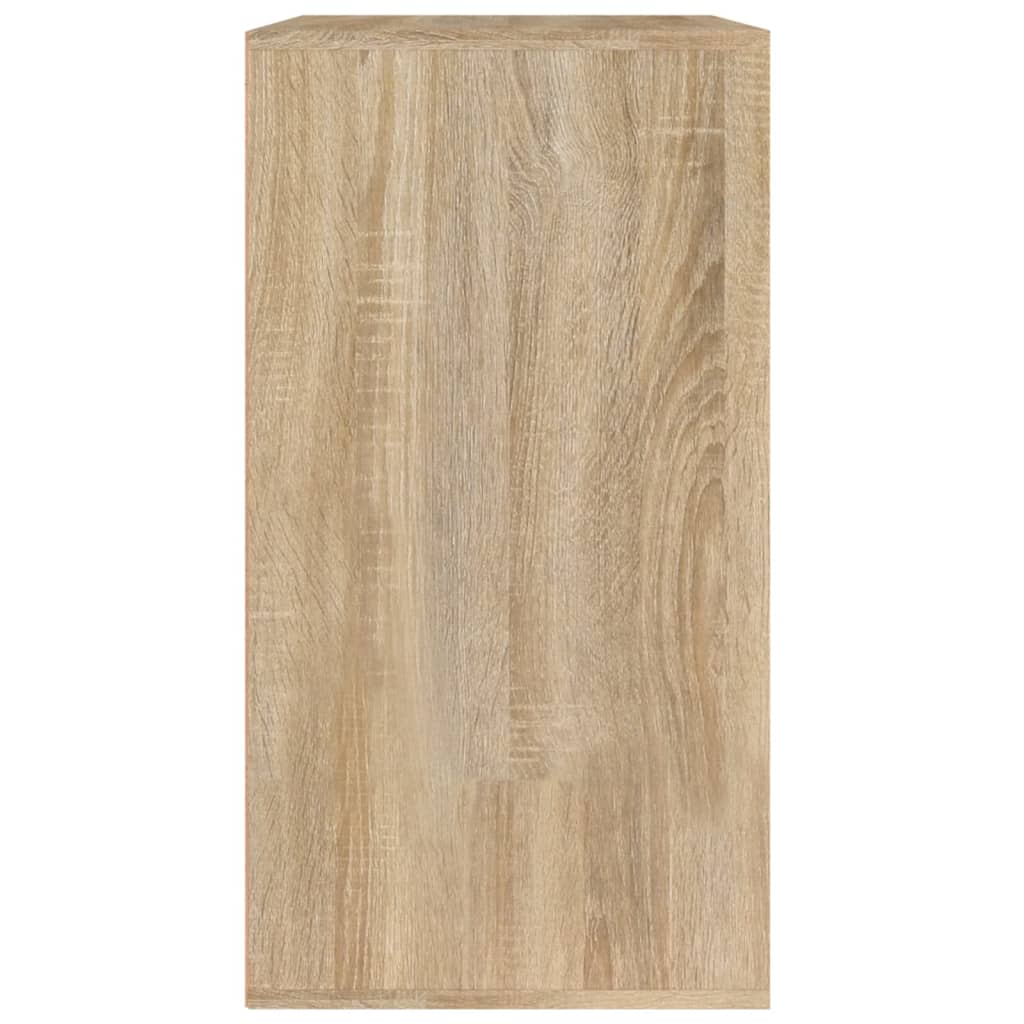 vidaXL Dulap de cosmetice, stejar sonoma, 80x40x75 cm, lemn prelucrat vidaXL Dulap de cosmetice, stejar sonoma, 80x40x75 cm, lemn prelucrat