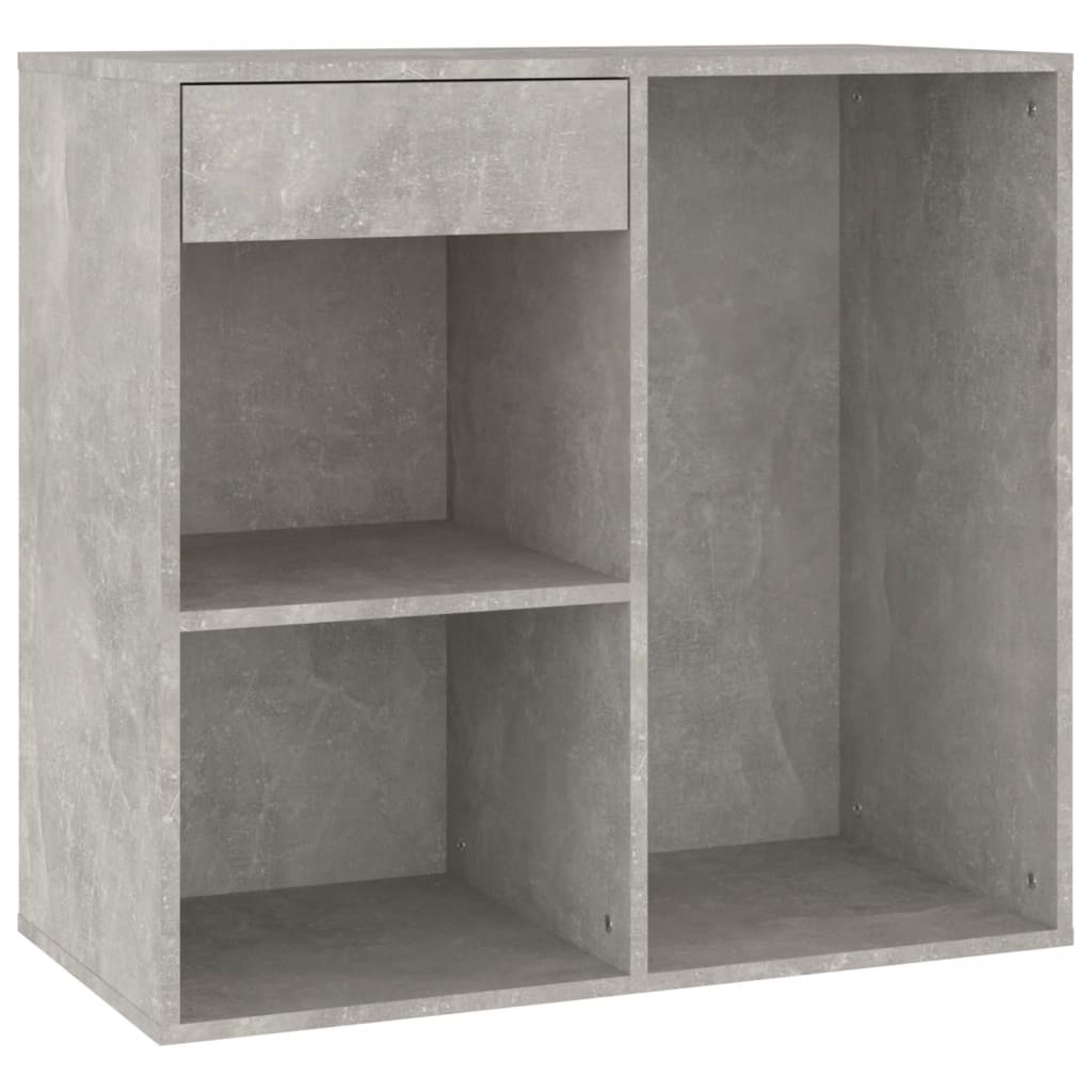 vidaXL Dulap de cosmetice, gri beton, 80x40x75 cm, lemn prelucrat vidaXL Dulap de cosmetice, gri beton, 80x40x75 cm, lemn prelucrat