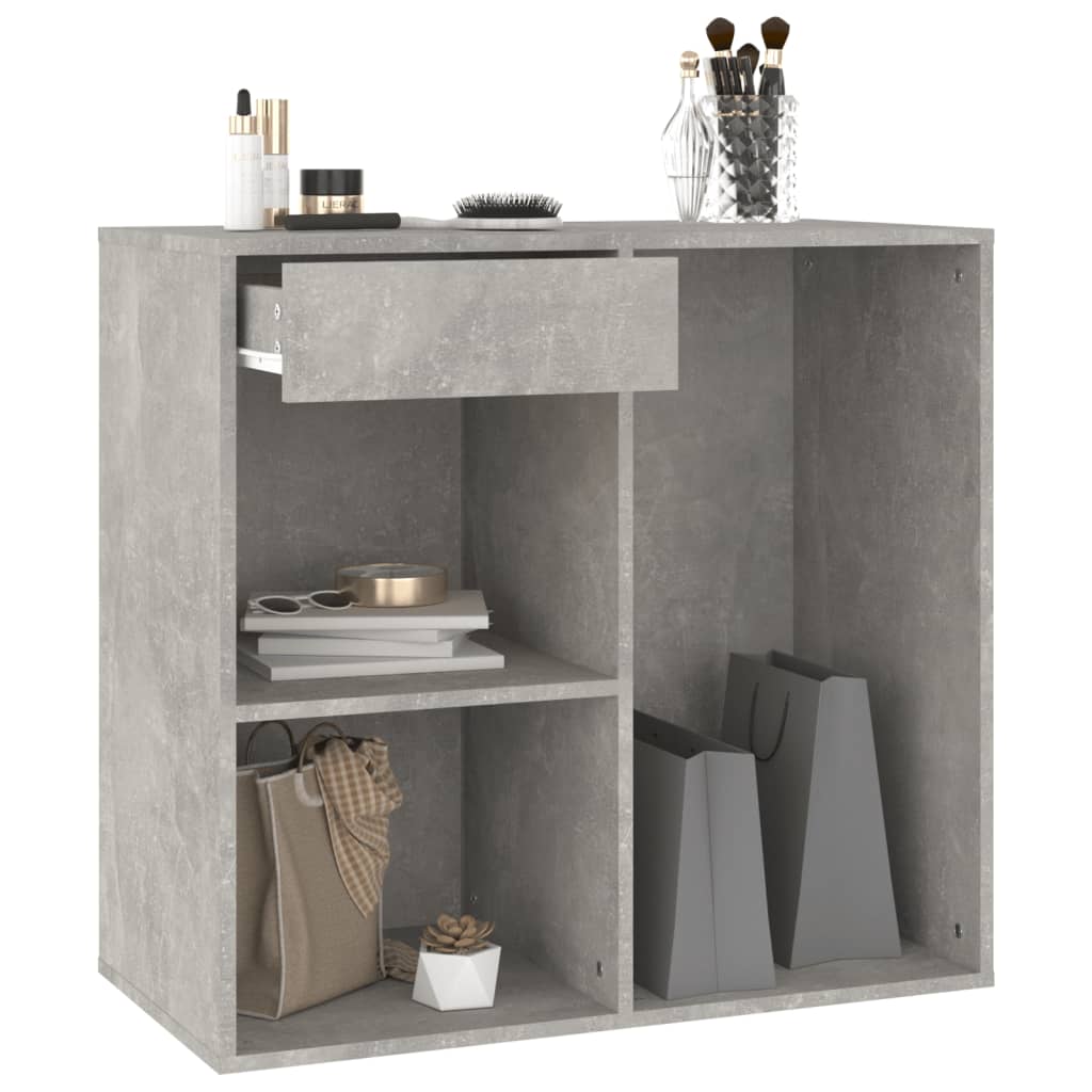vidaXL Dulap de cosmetice, gri beton, 80x40x75 cm, lemn prelucrat vidaXL Dulap de cosmetice, gri beton, 80x40x75 cm, lemn prelucrat