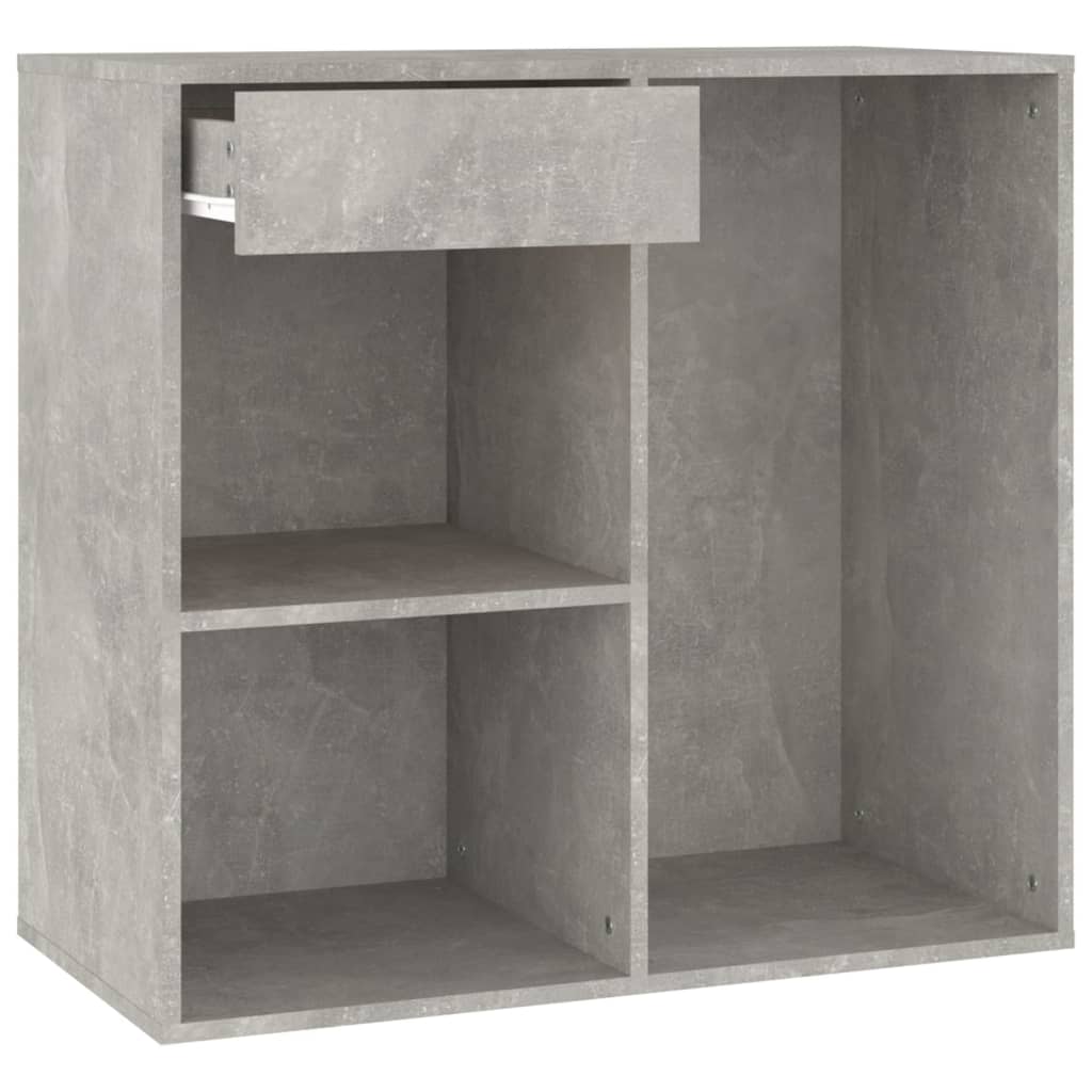 vidaXL Dulap de cosmetice, gri beton, 80x40x75 cm, lemn prelucrat vidaXL Dulap de cosmetice, gri beton, 80x40x75 cm, lemn prelucrat