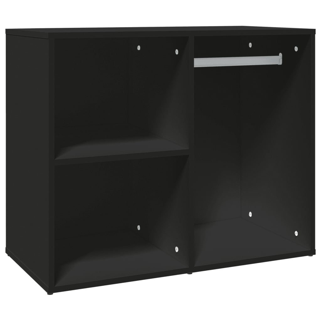 vidaXL Dulap de dressing, negru, 80x40x65 cm, lemn compozit vidaXL Dulap de dressing, negru, 80x40x65 cm, lemn compozit