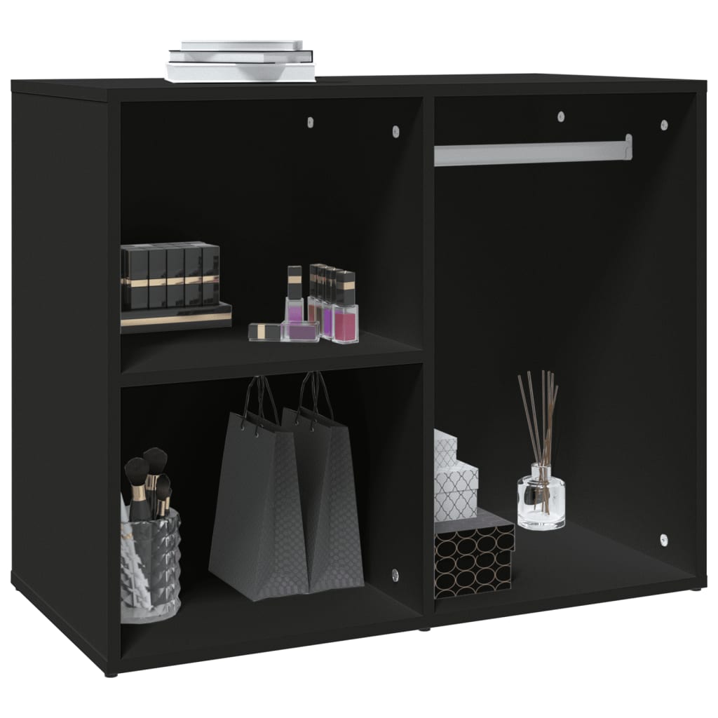 vidaXL Dulap de dressing, negru, 80x40x65 cm, lemn compozit vidaXL Dulap de dressing, negru, 80x40x65 cm, lemn compozit