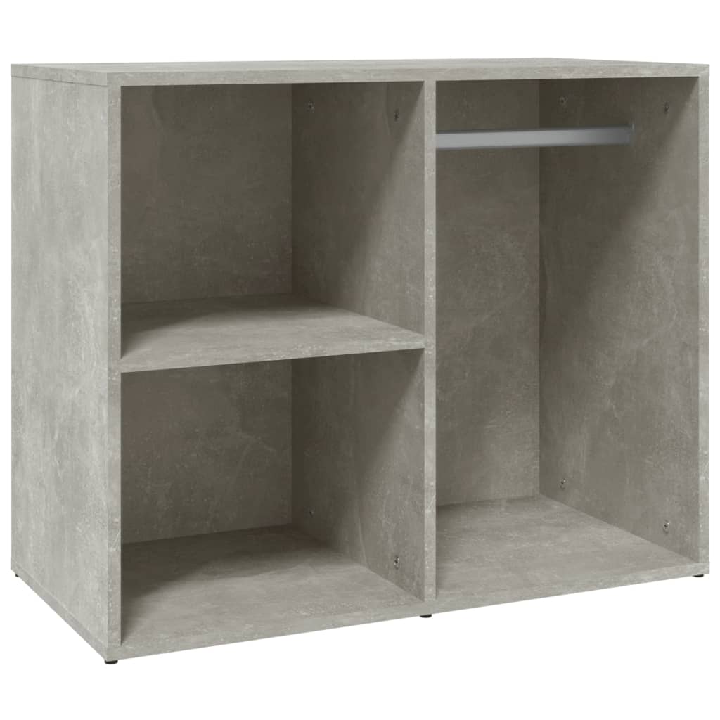 vidaXL Dulap de dressing, gri beton, 80x40x65 cm, lemn compozit vidaXL Dulap de dressing, gri beton, 80x40x65 cm, lemn compozit