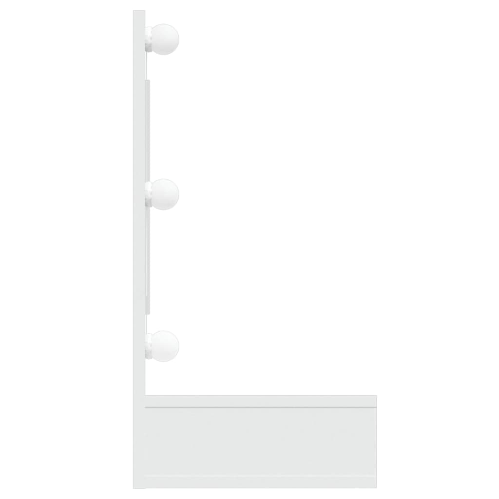 vidaXL Dulap cu oglindă și LED, alb, 90x31,5x62 cm vidaXL Dulap cu oglindă și LED, alb, 90x31,5x62 cm