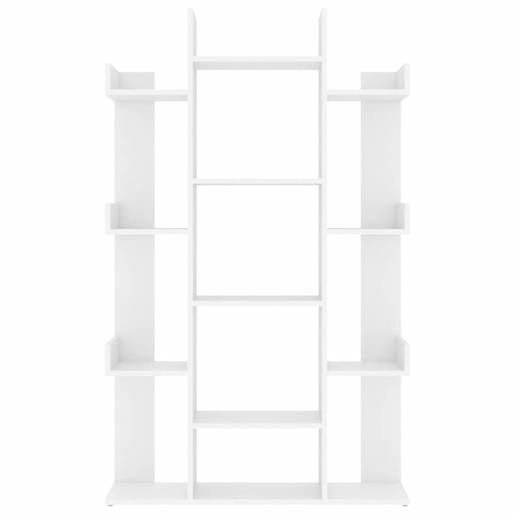 vidaXL Bibliotecă, alb, 86x25,5x140 cm, PAL vidaXL Bibliotecă, alb, 86x25,5x140 cm, PAL