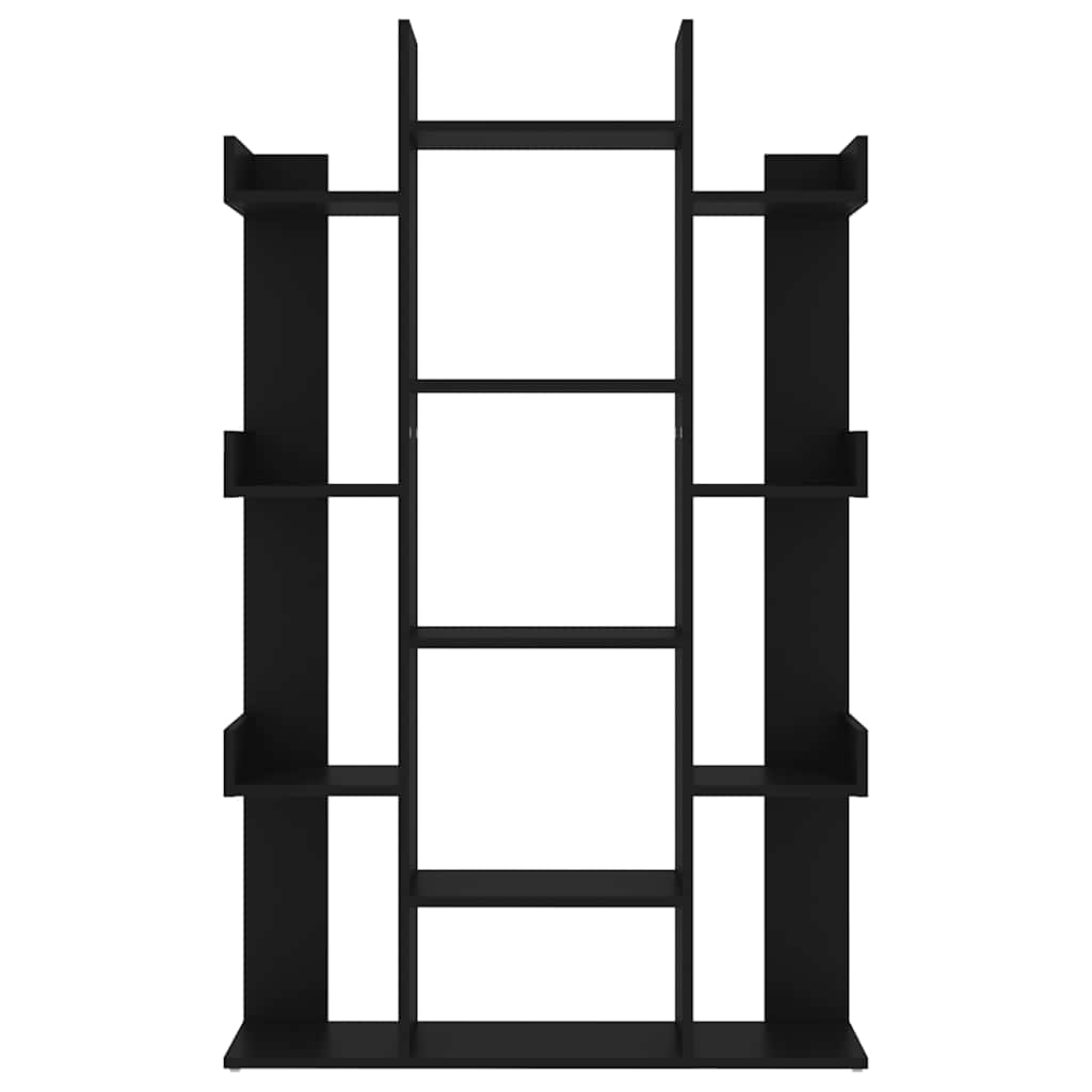 vidaXL Bibliotecă, negru, 86x25,5x140 cm, PAL vidaXL Bibliotecă, negru, 86x25,5x140 cm, PAL