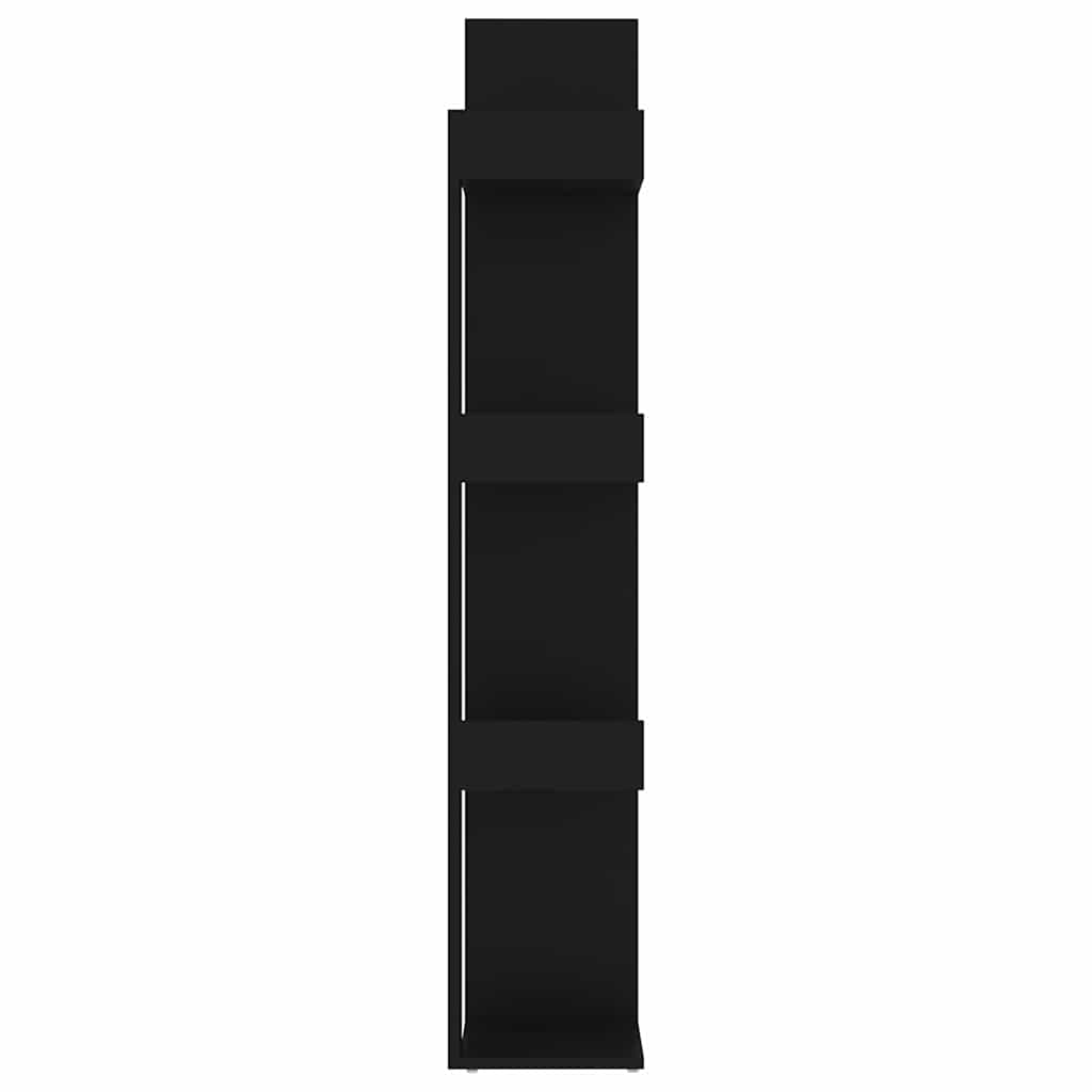 vidaXL Bibliotecă, negru, 86x25,5x140 cm, PAL vidaXL Bibliotecă, negru, 86x25,5x140 cm, PAL