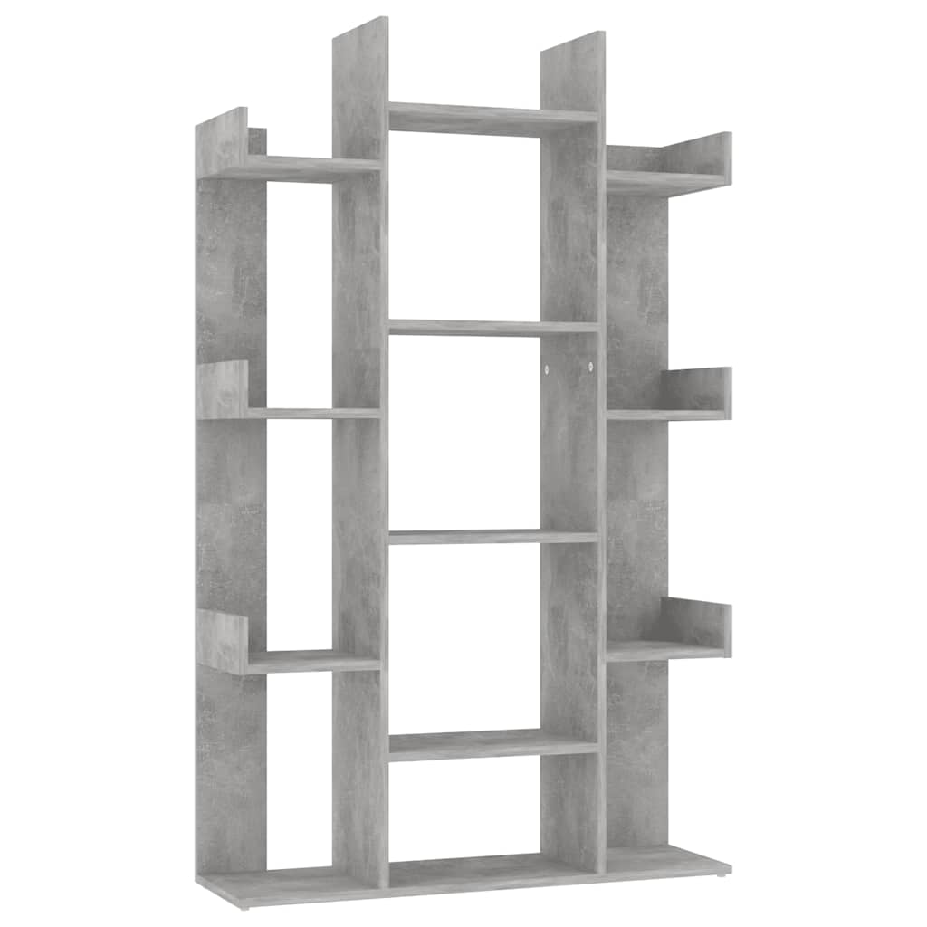 vidaXL Bibliotecă, gri beton, 86x25,5x140 cm, PAL vidaXL Bibliotecă, gri beton, 86x25,5x140 cm, PAL