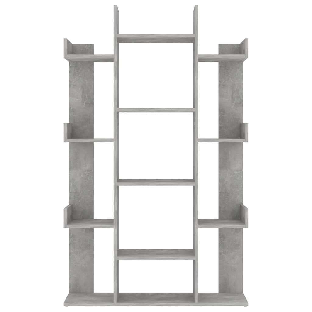 vidaXL Bibliotecă, gri beton, 86x25,5x140 cm, PAL vidaXL Bibliotecă, gri beton, 86x25,5x140 cm, PAL