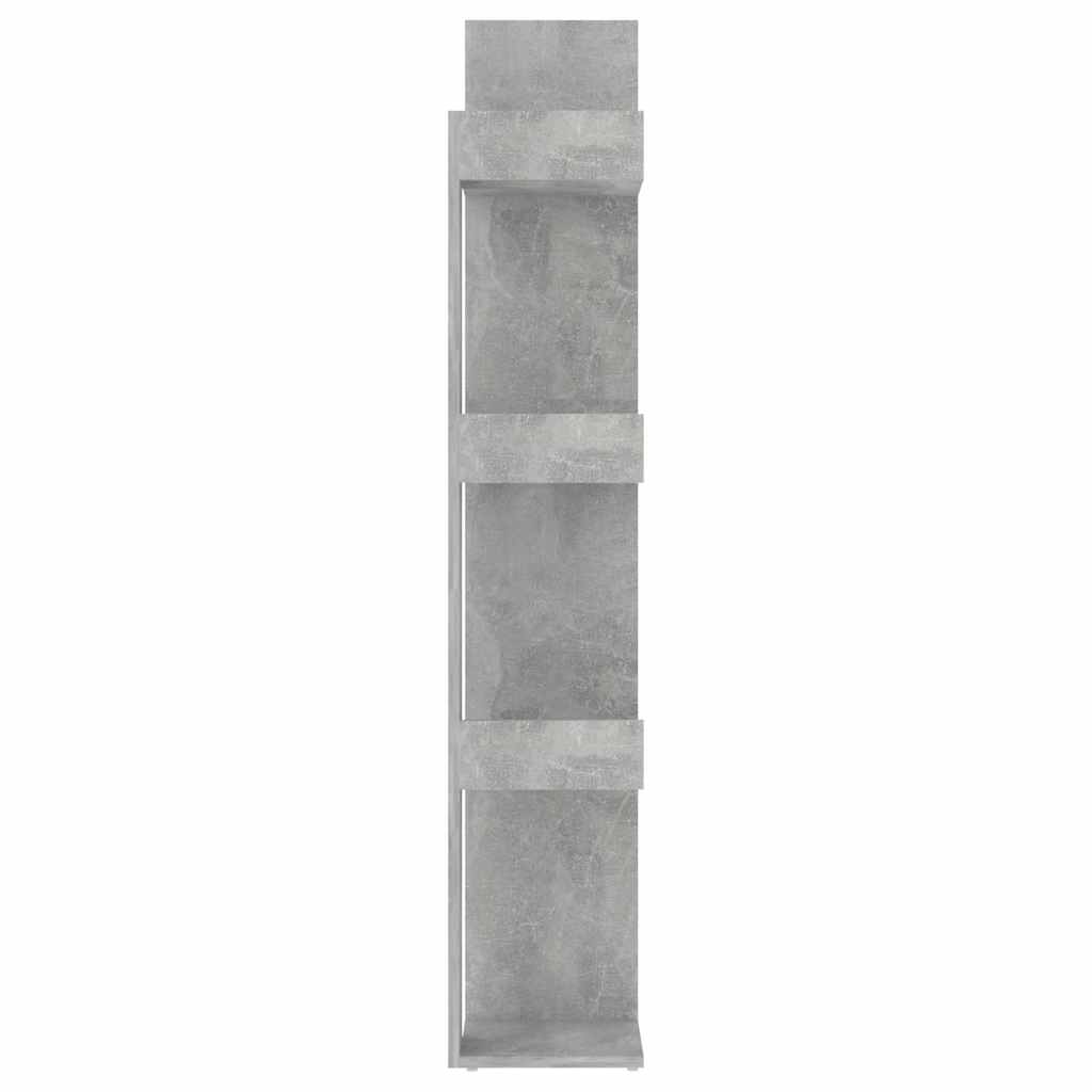 vidaXL Bibliotecă, gri beton, 86x25,5x140 cm, PAL vidaXL Bibliotecă, gri beton, 86x25,5x140 cm, PAL