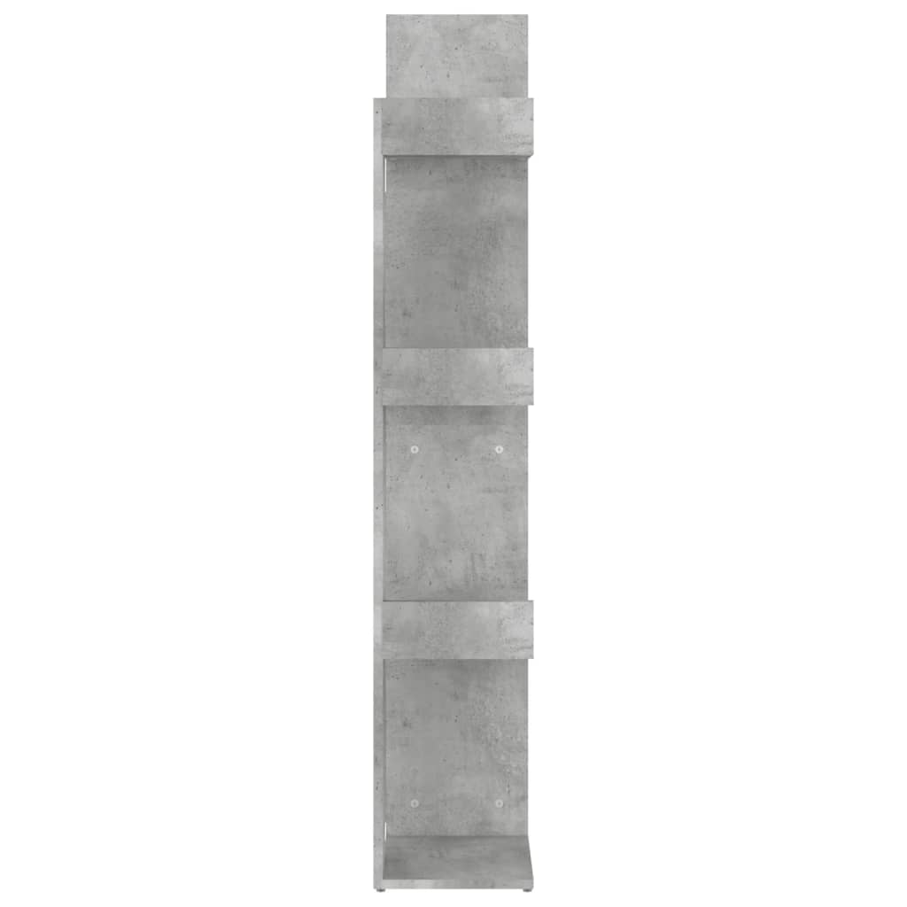 vidaXL Bibliotecă, gri beton, 48x25,5x140 cm, PAL vidaXL Bibliotecă, gri beton, 48x25,5x140 cm, PAL