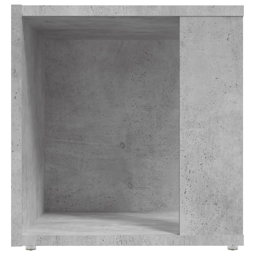 vidaXL Masă laterală, gri beton, 33x33x34,5 cm, PAL vidaXL Masă laterală, gri beton, 33x33x34,5 cm, PAL