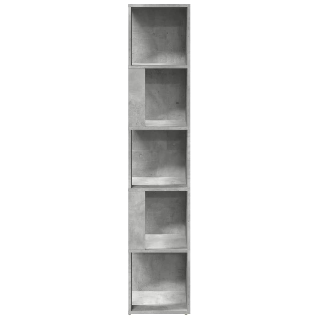 vidaXL Dulap de colț, gri beton, 33x33x164,5 cm, PAL vidaXL Dulap de colț, gri beton, 33x33x164,5 cm, PAL