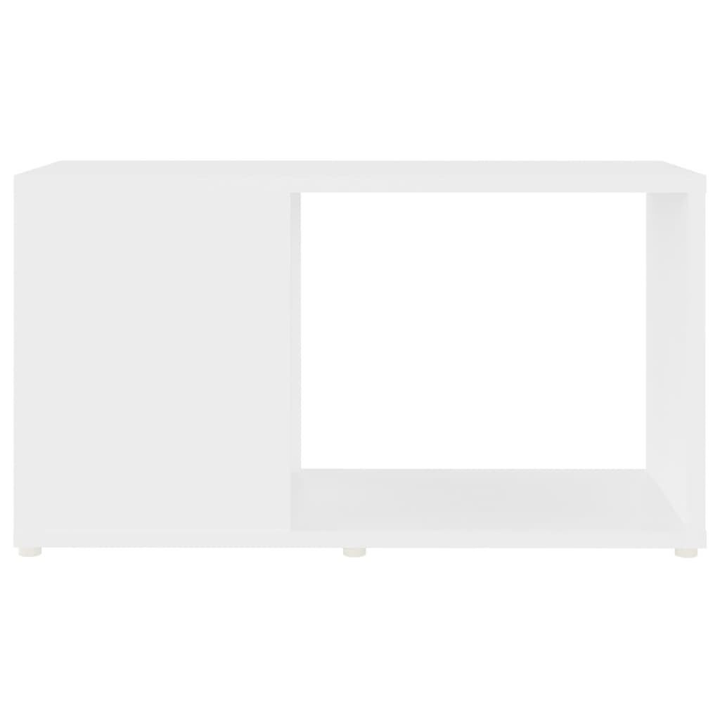 vidaXL Comodă TV, alb, 60x24x32 cm, PAL vidaXL Comodă TV, alb, 60x24x32 cm, PAL