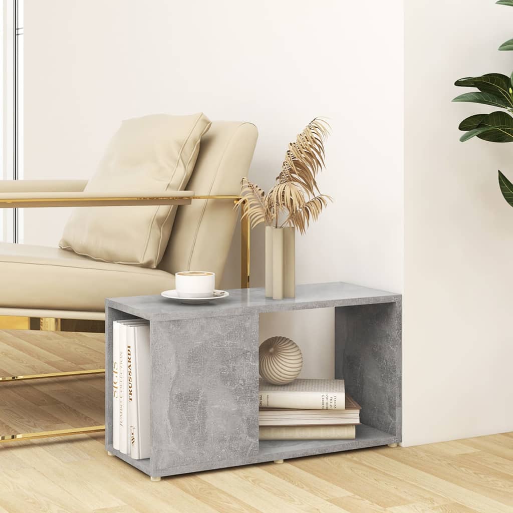 vidaXL Comodă TV, gri beton, 60x24x32 cm, PAL vidaXL Comodă TV, gri beton, 60x24x32 cm, PAL