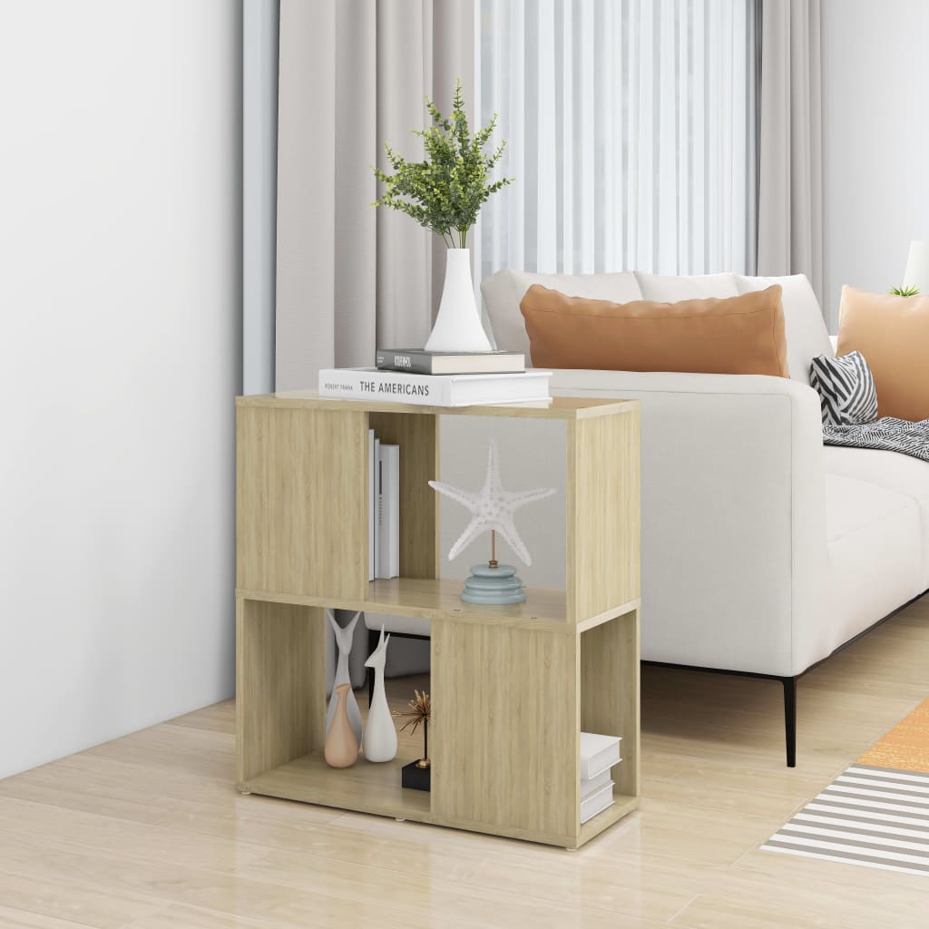 vidaXL Bibliotecă, stejar sonoma, 60x24x63 cm, PAL vidaXL Bibliotecă, stejar sonoma, 60x24x63 cm, PAL