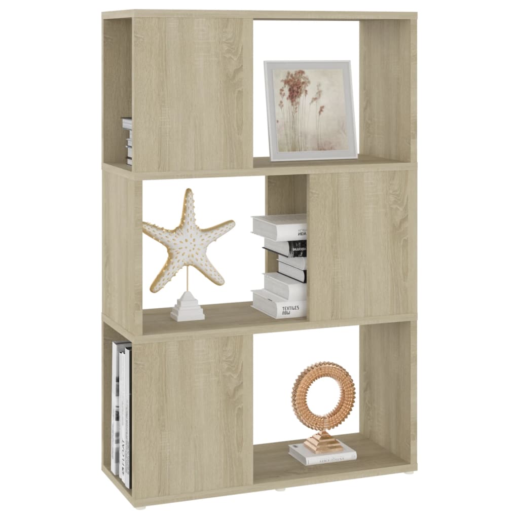 vidaXL Bibliotecă/Separator cameră, stejar sonoma, 60x24x94 cm, PAL vidaXL Bibliotecă/Separator cameră, stejar sonoma, 60x24x94 cm, PAL