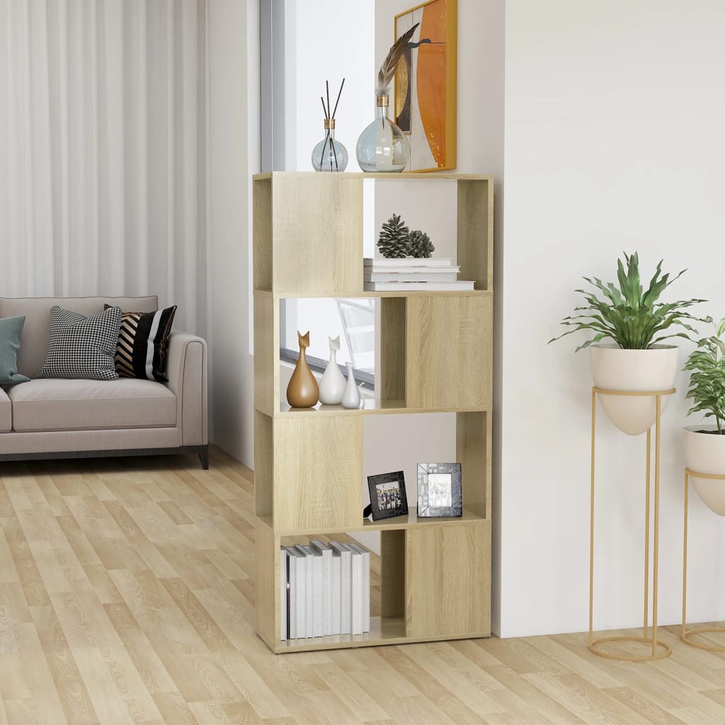 vidaXL Bibliotecă/Separator cameră stejar sonoma 60x24x124,5 cm PAL vidaXL Bibliotecă/Separator cameră stejar sonoma 60x24x124,5 cm PAL