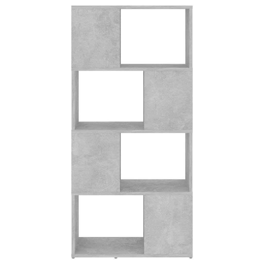 vidaXL Bibliotecă/Separator cameră, gri beton, 60x24x124,5 cm vidaXL Bibliotecă/Separator cameră, gri beton, 60x24x124,5 cm