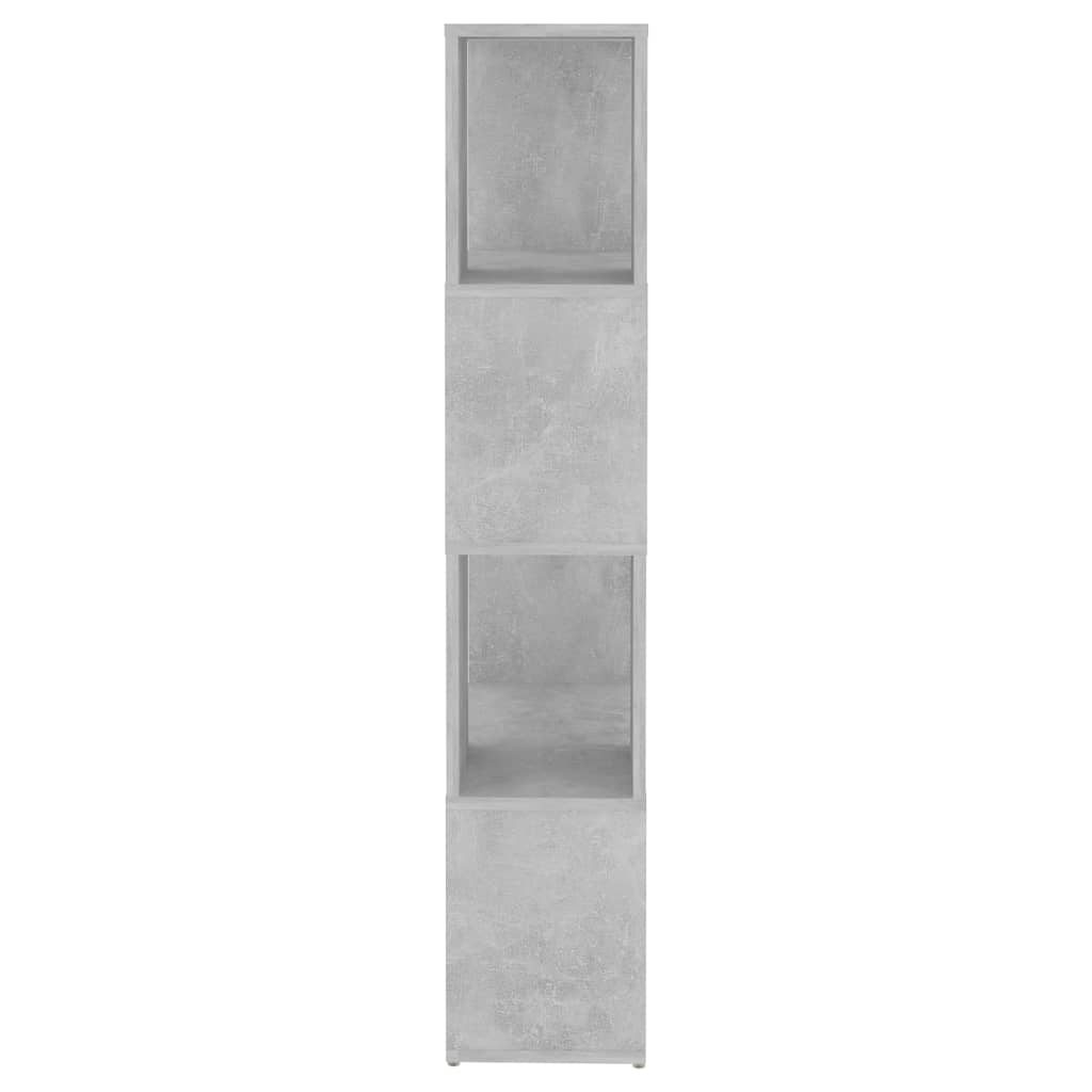 vidaXL Bibliotecă/Separator cameră, gri beton, 60x24x124,5 cm vidaXL Bibliotecă/Separator cameră, gri beton, 60x24x124,5 cm