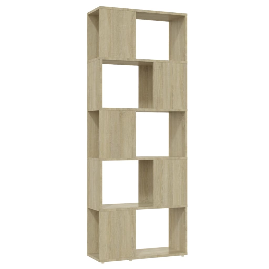 vidaXL Bibliotecă/Separator cameră, stejar sonoma, 60x24x155 cm vidaXL Bibliotecă/Separator cameră, stejar sonoma, 60x24x155 cm