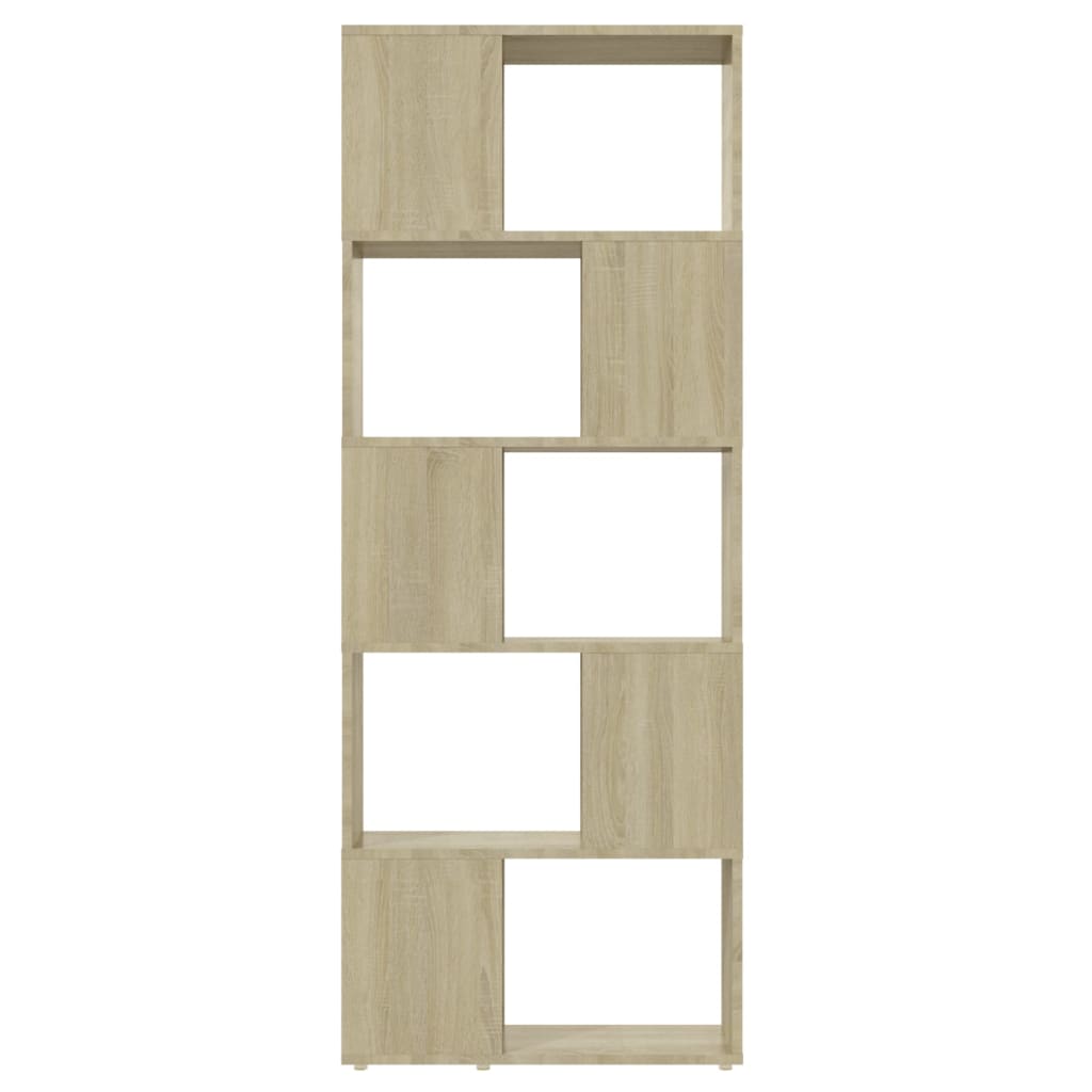 vidaXL Bibliotecă/Separator cameră, stejar sonoma, 60x24x155 cm vidaXL Bibliotecă/Separator cameră, stejar sonoma, 60x24x155 cm
