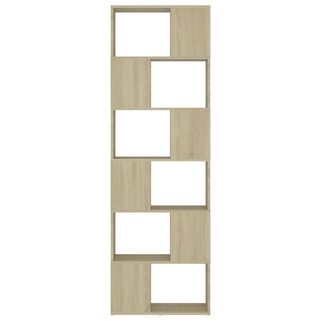 vidaXL Bibliotecă/Separator cameră, stejar sonoma, 60x24x186 cm, PAL vidaXL Bibliotecă/Separator cameră, stejar sonoma, 60x24x186 cm, PAL