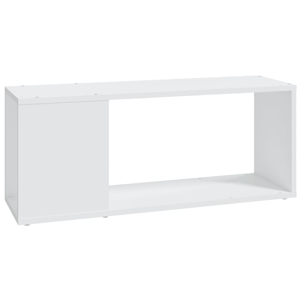 vidaXL Comodă TV, alb, 80x24x32 cm, lemn prelucrat vidaXL Comodă TV, alb, 80x24x32 cm, lemn prelucrat