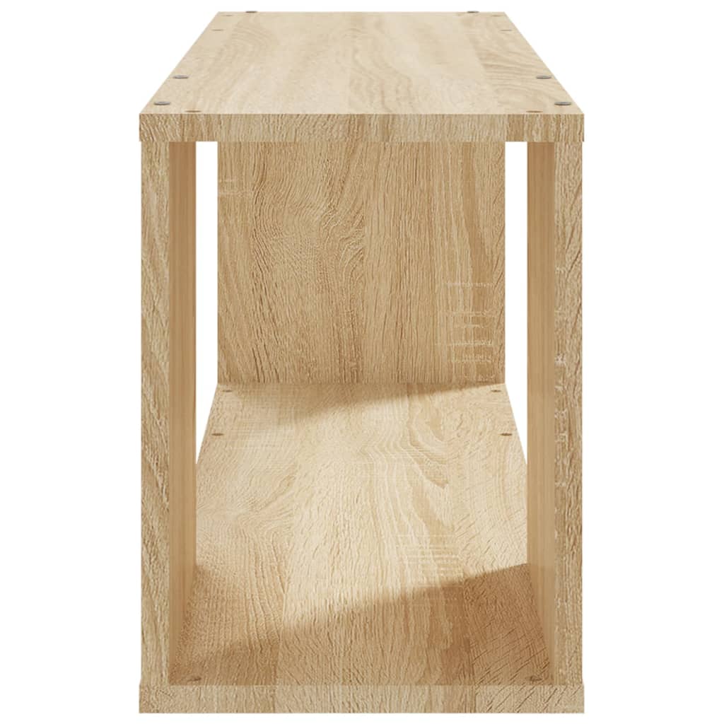 vidaXL Comodă TV, stejar sonoma, 80x24x32 cm, PAL vidaXL Comodă TV, stejar sonoma, 80x24x32 cm, PAL