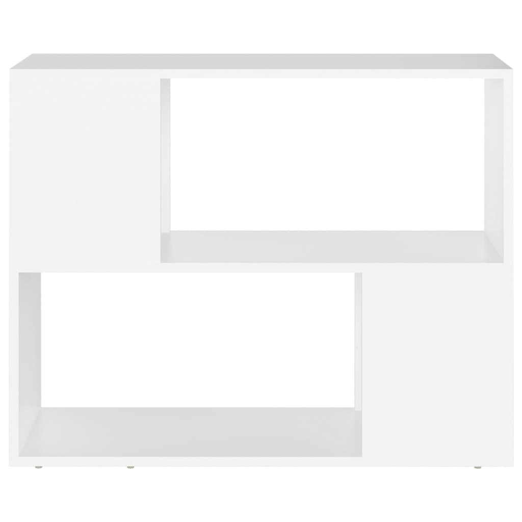 vidaXL Comodă TV, alb, 80x24x63 cm, PAL vidaXL Comodă TV, alb, 80x24x63 cm, PAL