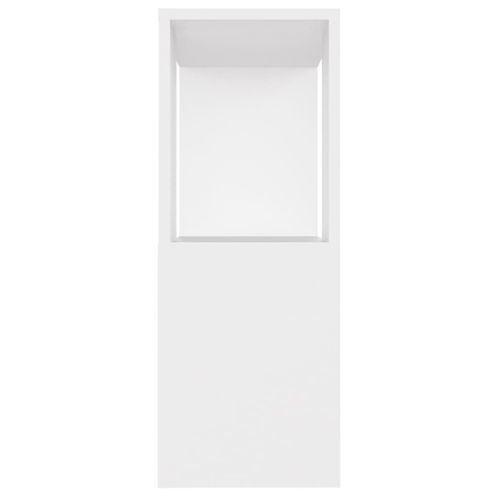 vidaXL Comodă TV, alb, 80x24x63 cm, PAL vidaXL Comodă TV, alb, 80x24x63 cm, PAL