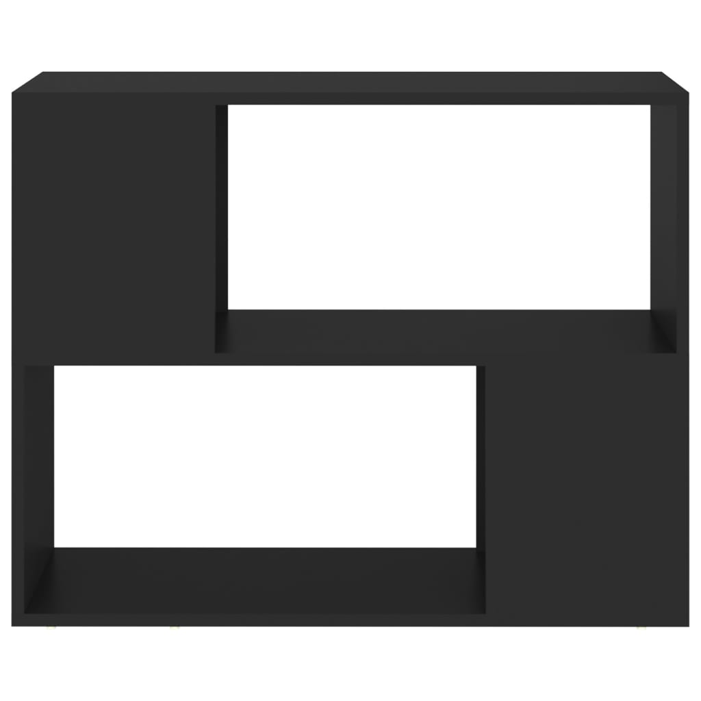 vidaXL Comodă TV, negru, 80x24x63 cm, PAL vidaXL Comodă TV, negru, 80x24x63 cm, PAL