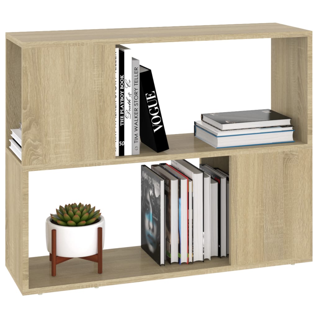vidaXL Comodă TV, stejar sonoma, 80x24x63 cm, PAL vidaXL Comodă TV, stejar sonoma, 80x24x63 cm, PAL