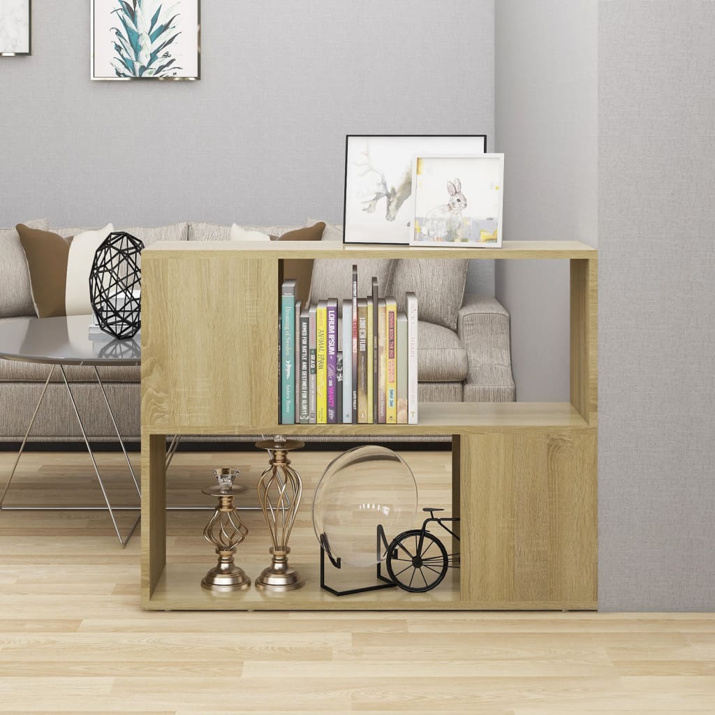 vidaXL Comodă TV, stejar sonoma, 80x24x63 cm, PAL vidaXL Comodă TV, stejar sonoma, 80x24x63 cm, PAL