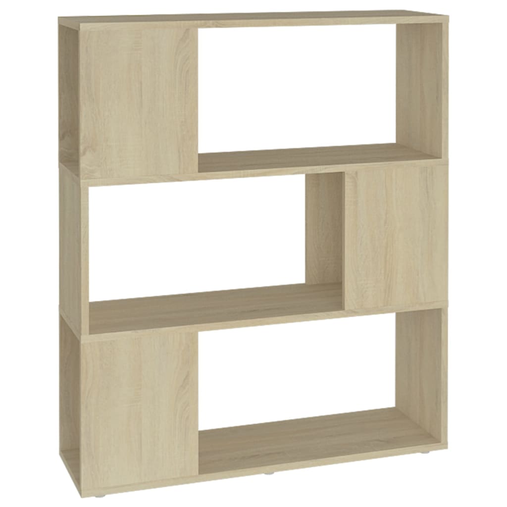 vidaXL Bibliotecă/Separator cameră, stejar sonoma, 80x24x94 cm, PAL vidaXL Bibliotecă/Separator cameră, stejar sonoma, 80x24x94 cm, PAL