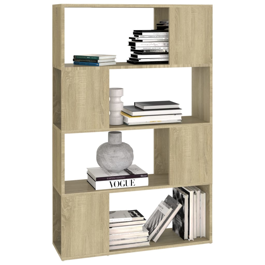 vidaXL Bibliotecă/Separator cameră stejar sonoma 80x24x124,5 cm PAL vidaXL Bibliotecă/Separator cameră stejar sonoma 80x24x124,5 cm PAL