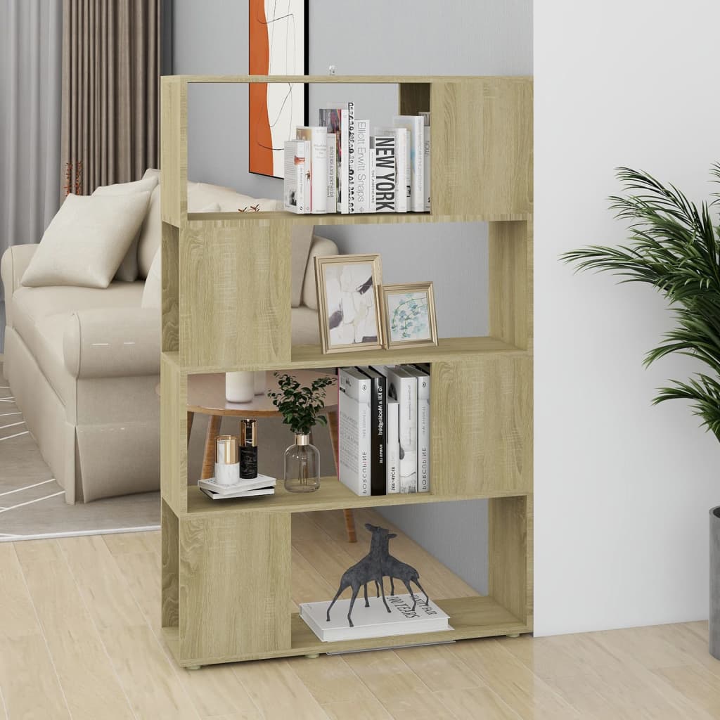 vidaXL Bibliotecă/Separator cameră stejar sonoma 80x24x124,5 cm PAL vidaXL Bibliotecă/Separator cameră stejar sonoma 80x24x124,5 cm PAL