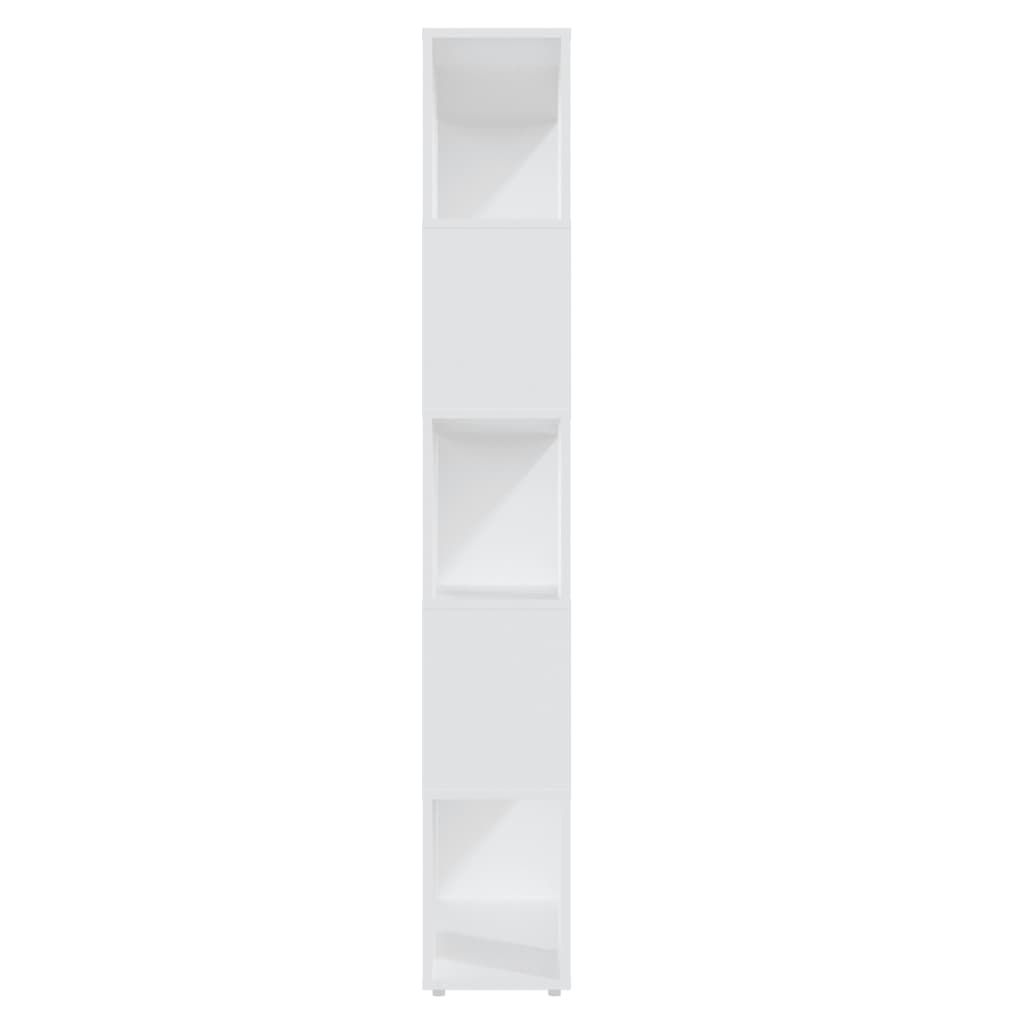 vidaXL Bibliotecă/Separator cameră, alb, 80x24x155 cm, PAL
