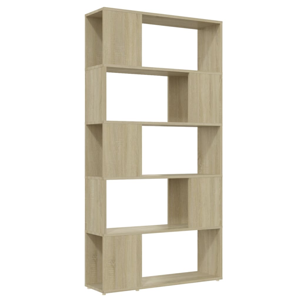 vidaXL Bibliotecă/Separator cameră, stejar Sonoma, 80x24x155 cm, PAL vidaXL Bibliotecă/Separator cameră, stejar Sonoma, 80x24x155 cm, PAL