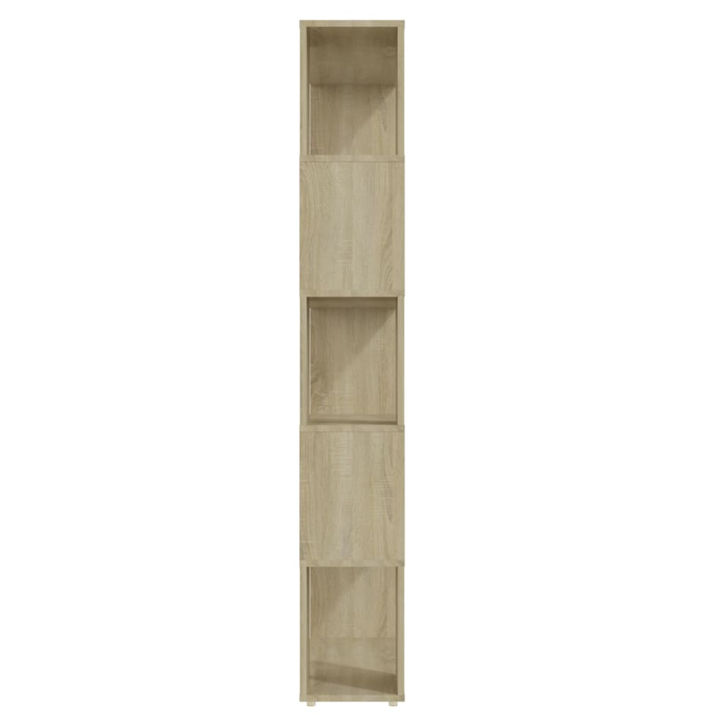 vidaXL Bibliotecă/Separator cameră, stejar Sonoma, 80x24x155 cm, PAL vidaXL Bibliotecă/Separator cameră, stejar Sonoma, 80x24x155 cm, PAL