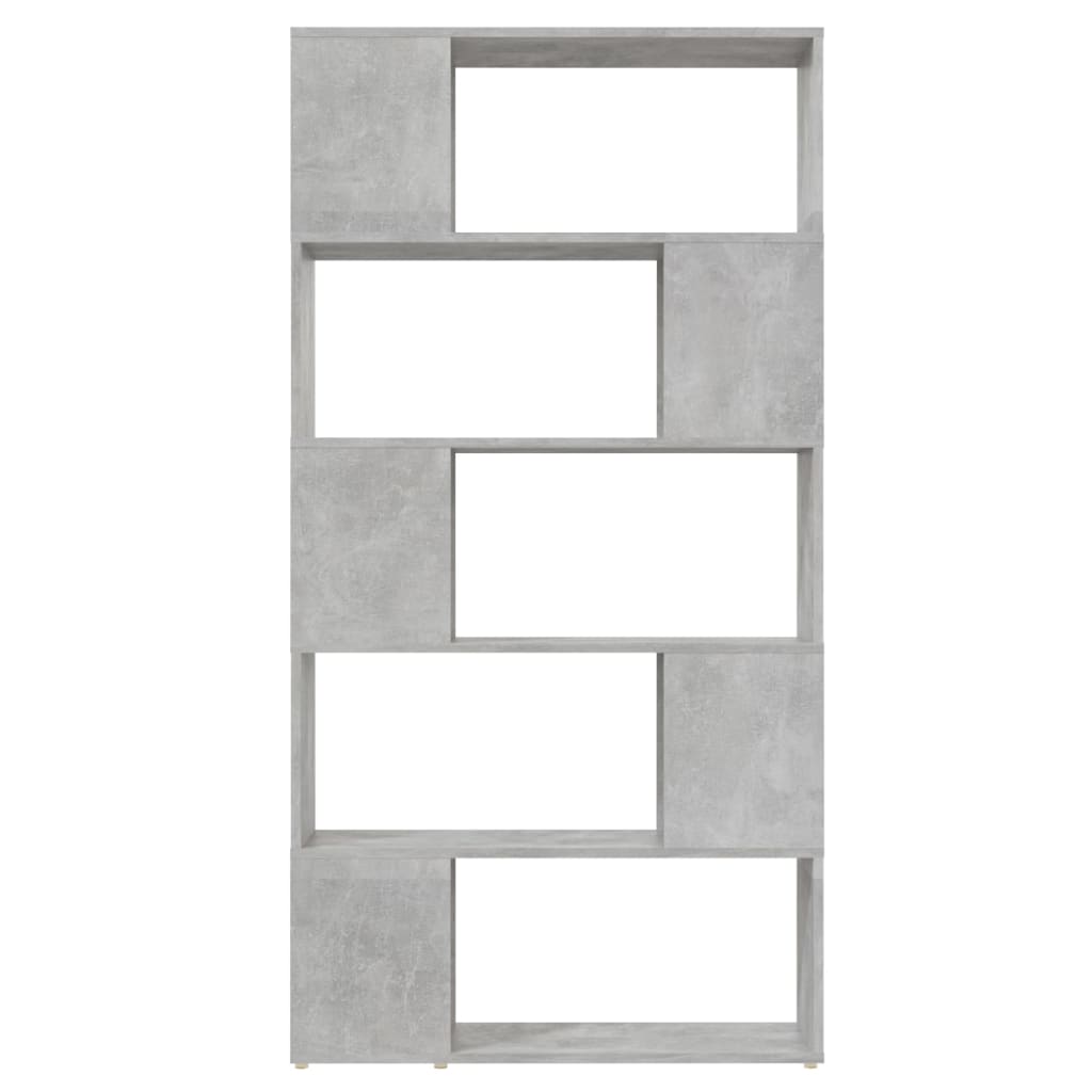 vidaXL Bibliotecă/Separator cameră, gri beton, 80x24x155 cm, PAL vidaXL Bibliotecă/Separator cameră, gri beton, 80x24x155 cm, PAL