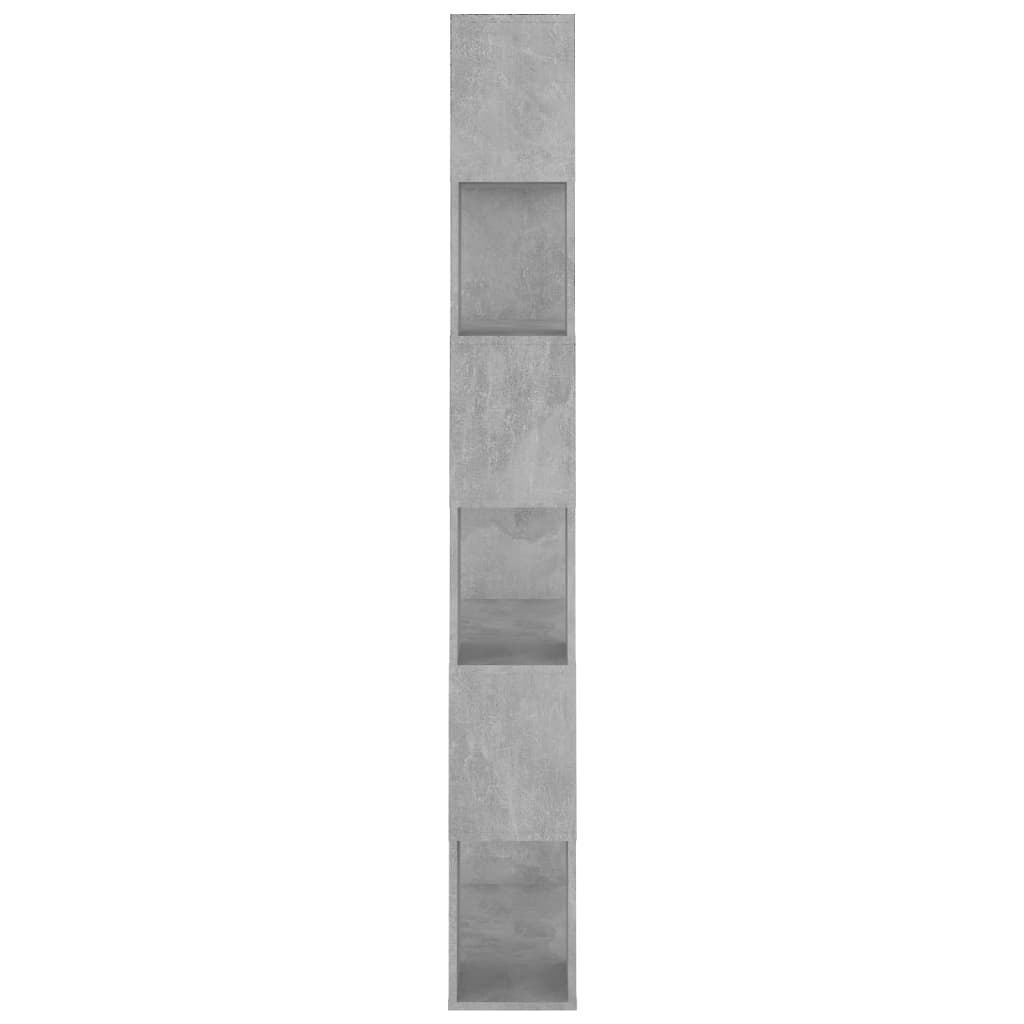 vidaXL Bibliotecă/Separator cameră, gri beton, 80x24x186 cm, PAL vidaXL Bibliotecă/Separator cameră, gri beton, 80x24x186 cm, PAL