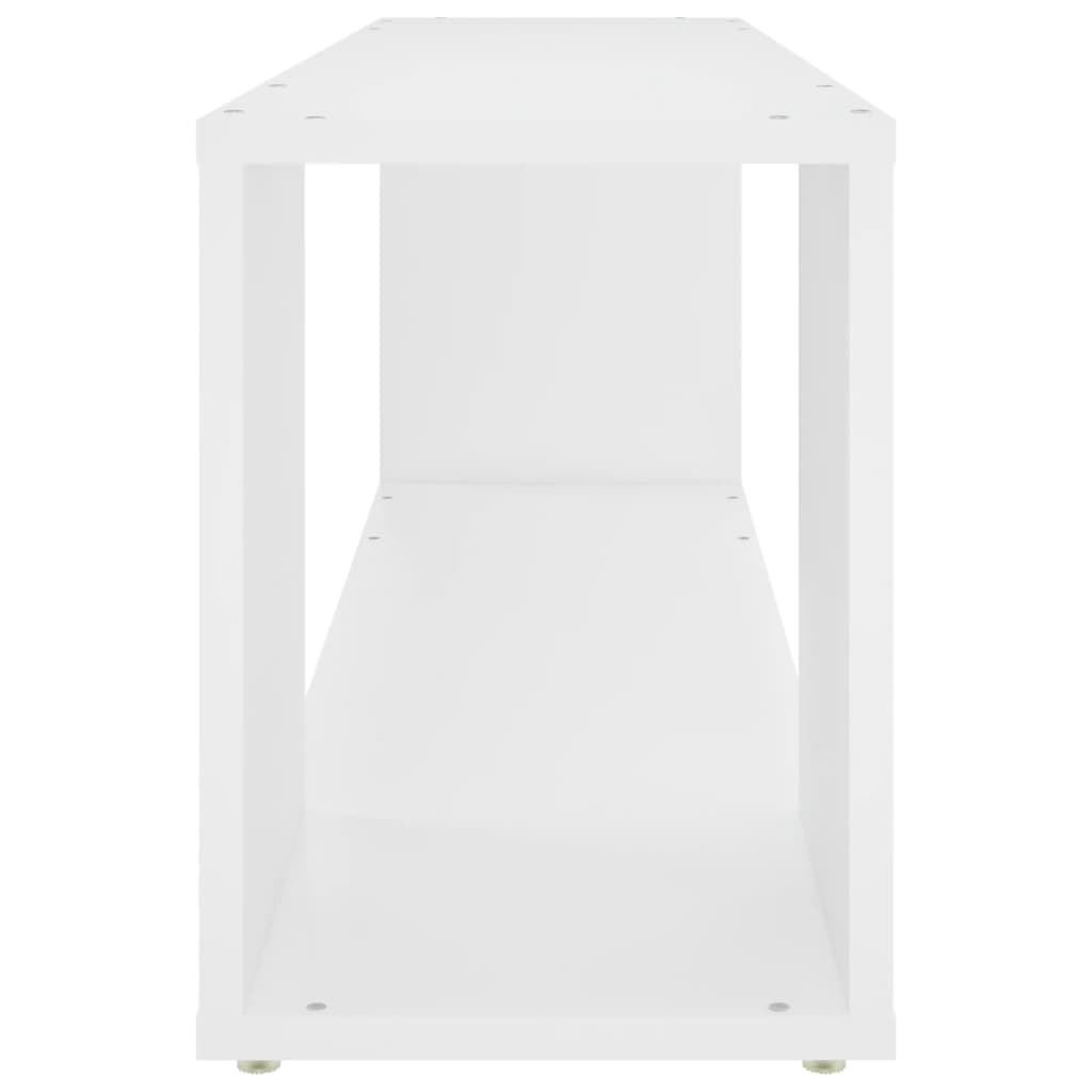 vidaXL Comodă TV, alb, 100x24x32 cm, PAL vidaXL Comodă TV, alb, 100x24x32 cm, PAL